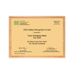 SAFETY - No Days Away from Work, No Vehicle Accidents